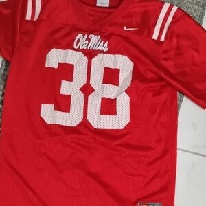 Nike Red Ole Miss Jersey